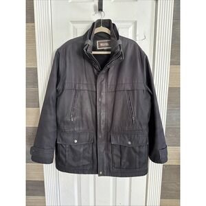 Michael Kors 2 in 1 Mens Black Winter thur Sping Jacket Coat Large - pre owned